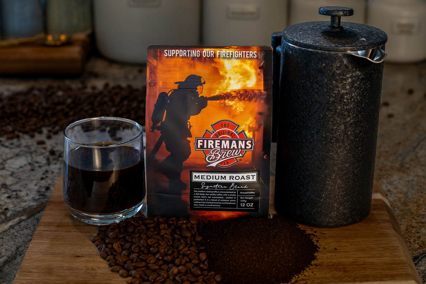 light medium and dark roast