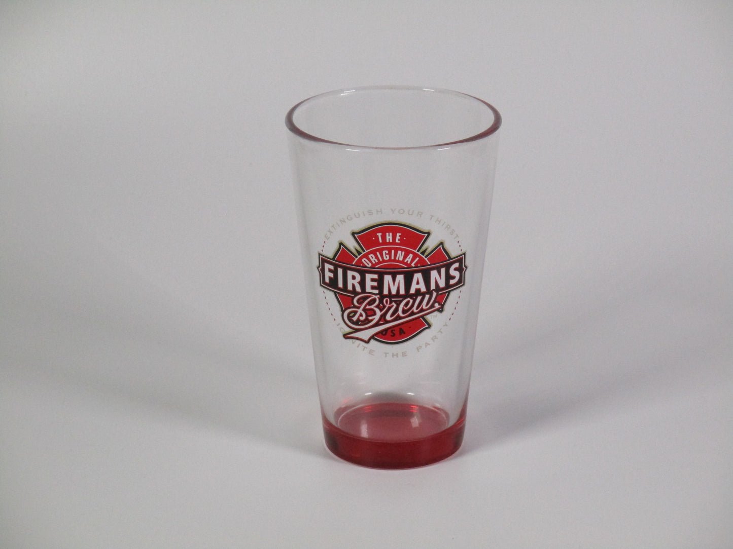 Original Firemans Brew Pint Glass Beer Cup