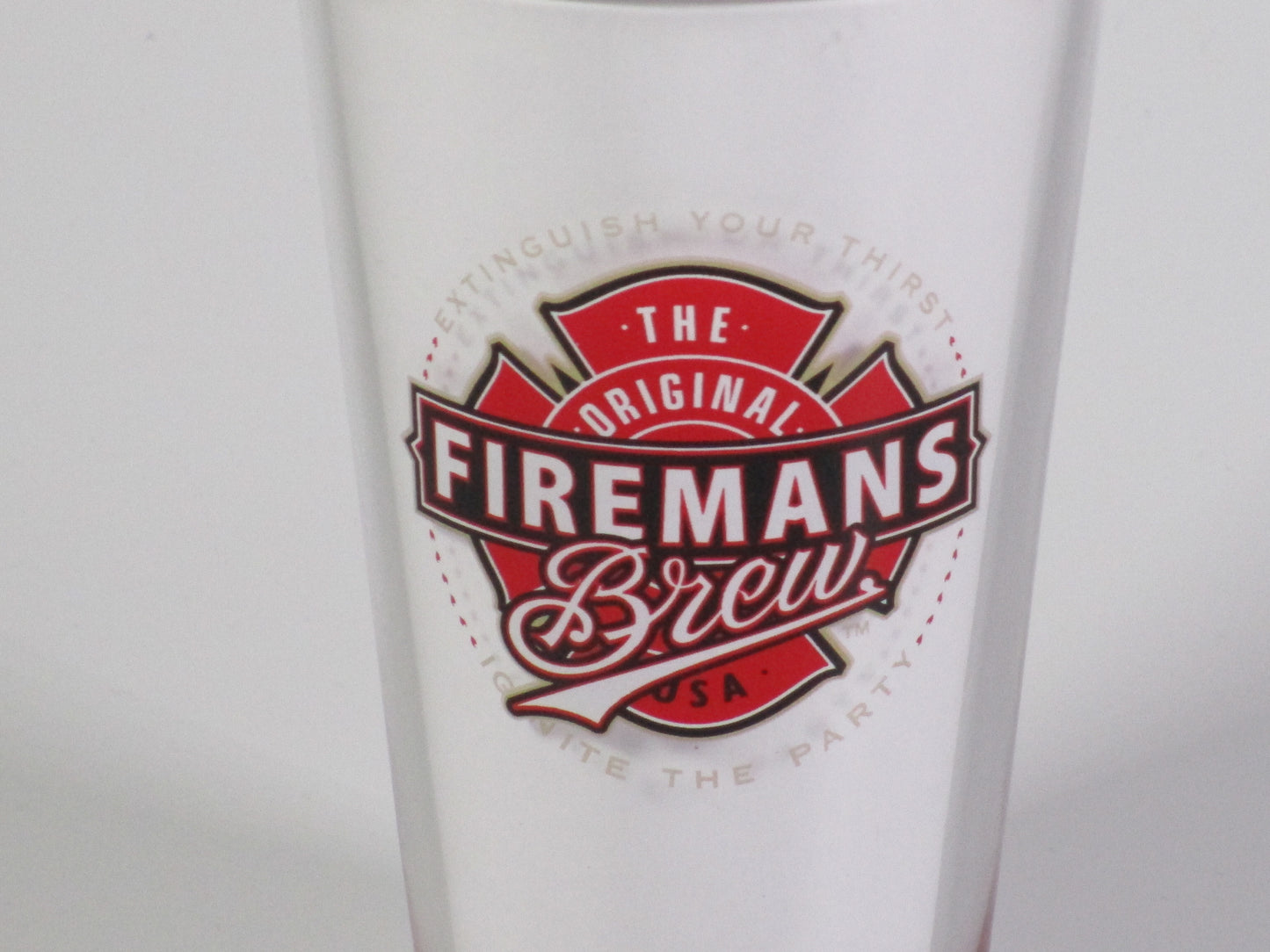 Firemans Brew Pint Glass Beer Cup